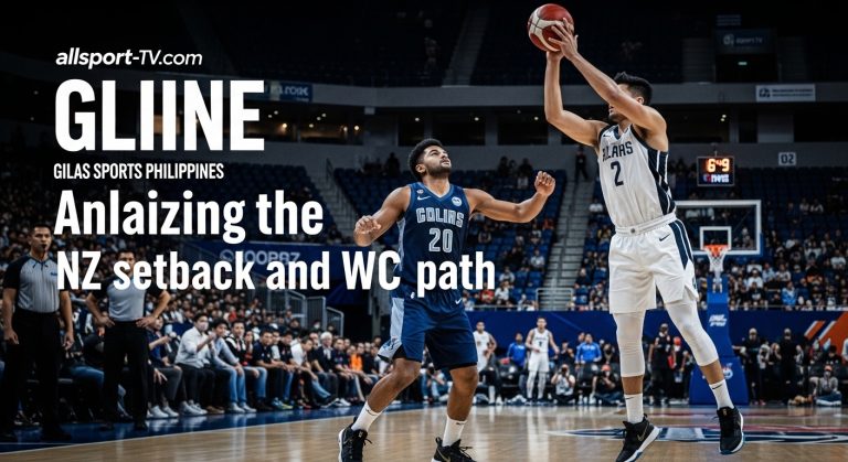 Gilas Pilipinas vs New Zealand in a home qualifier, players in action on the court.
