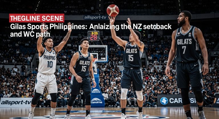 Gilas Pilipinas vs New Zealand in a home qualifier, players in action on the court.