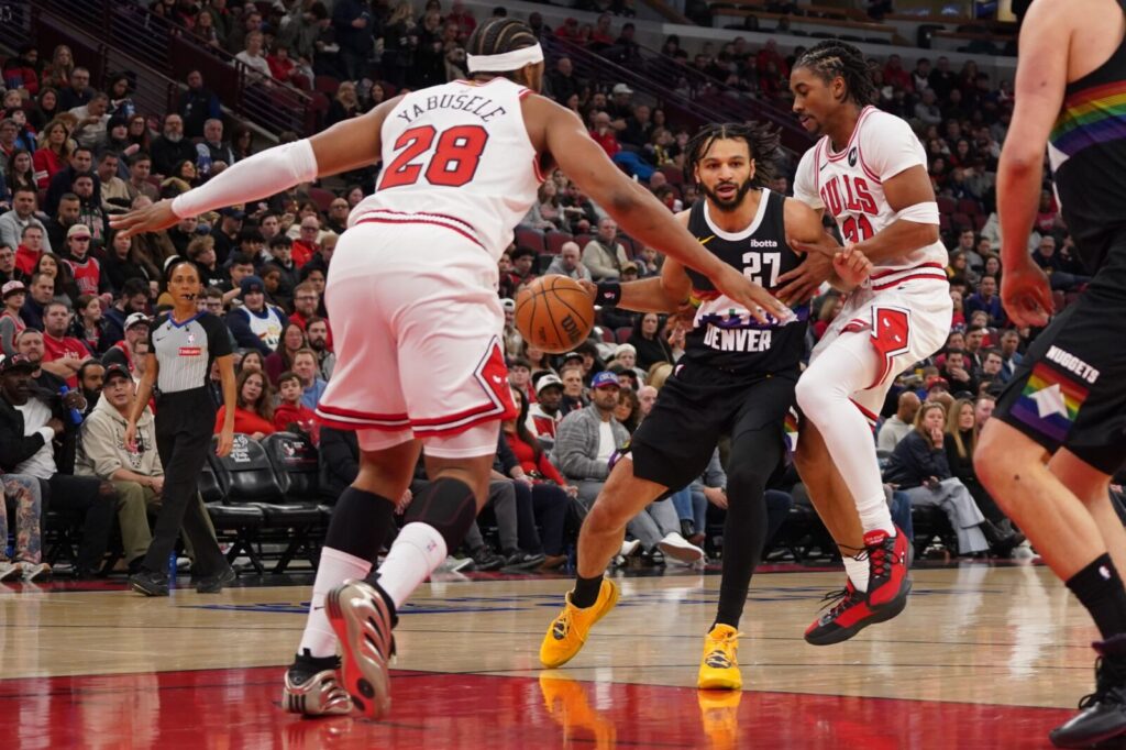 Denver Nuggets team offense ball movement NBA