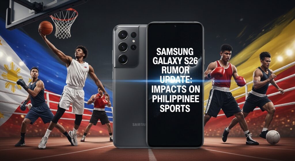 Samsung Galaxy S26 Rumor Update: Impacts on Philippine Sports image