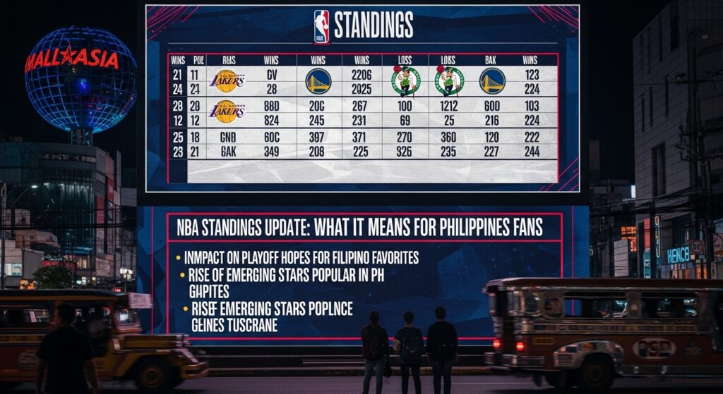 NBA Standing Update: What It Means for Philippines Fans
