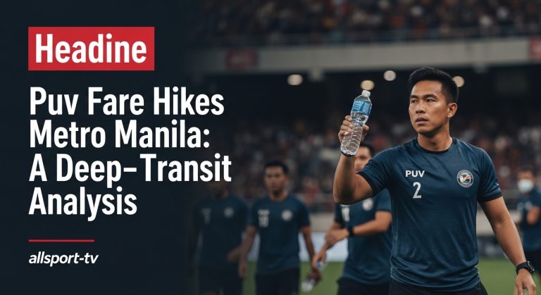 Manila sports fans traveling to a game amid public transport fare changes.
