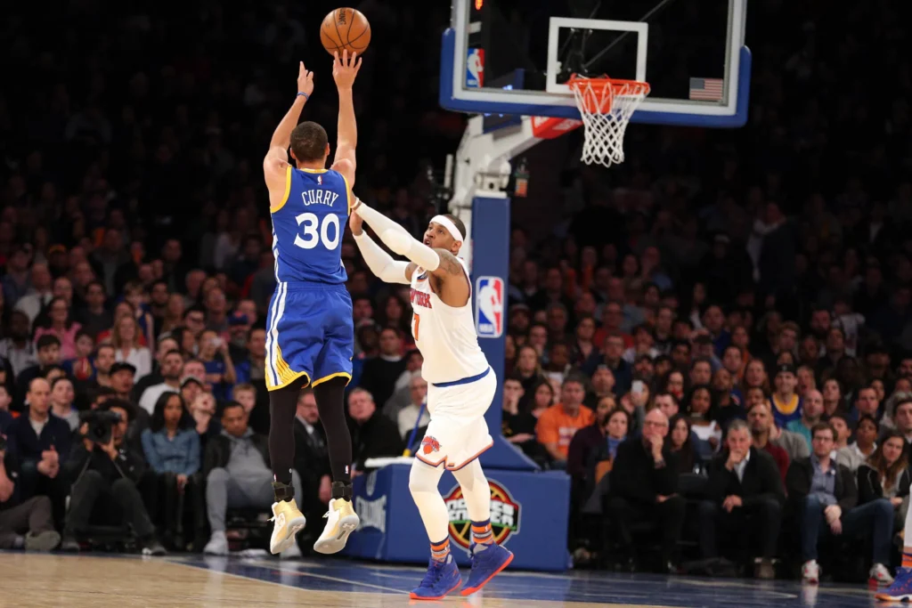 Stephen Curry three point shot Golden State Warriors